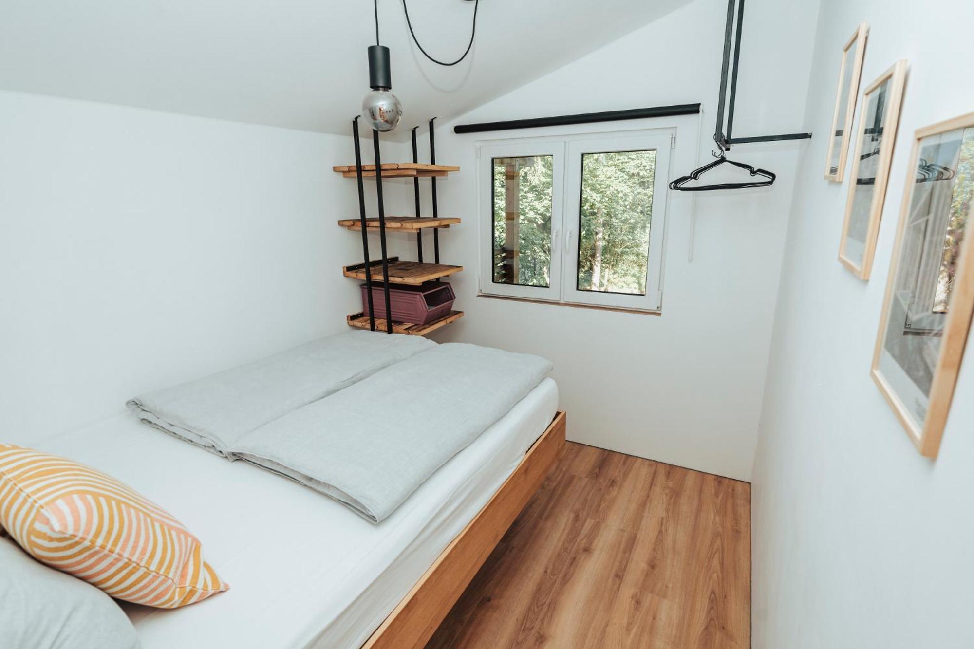 Modernes Tinyhouse Trailer Cabins Am Waldrand - Mit Seezugang Eging Esterno foto