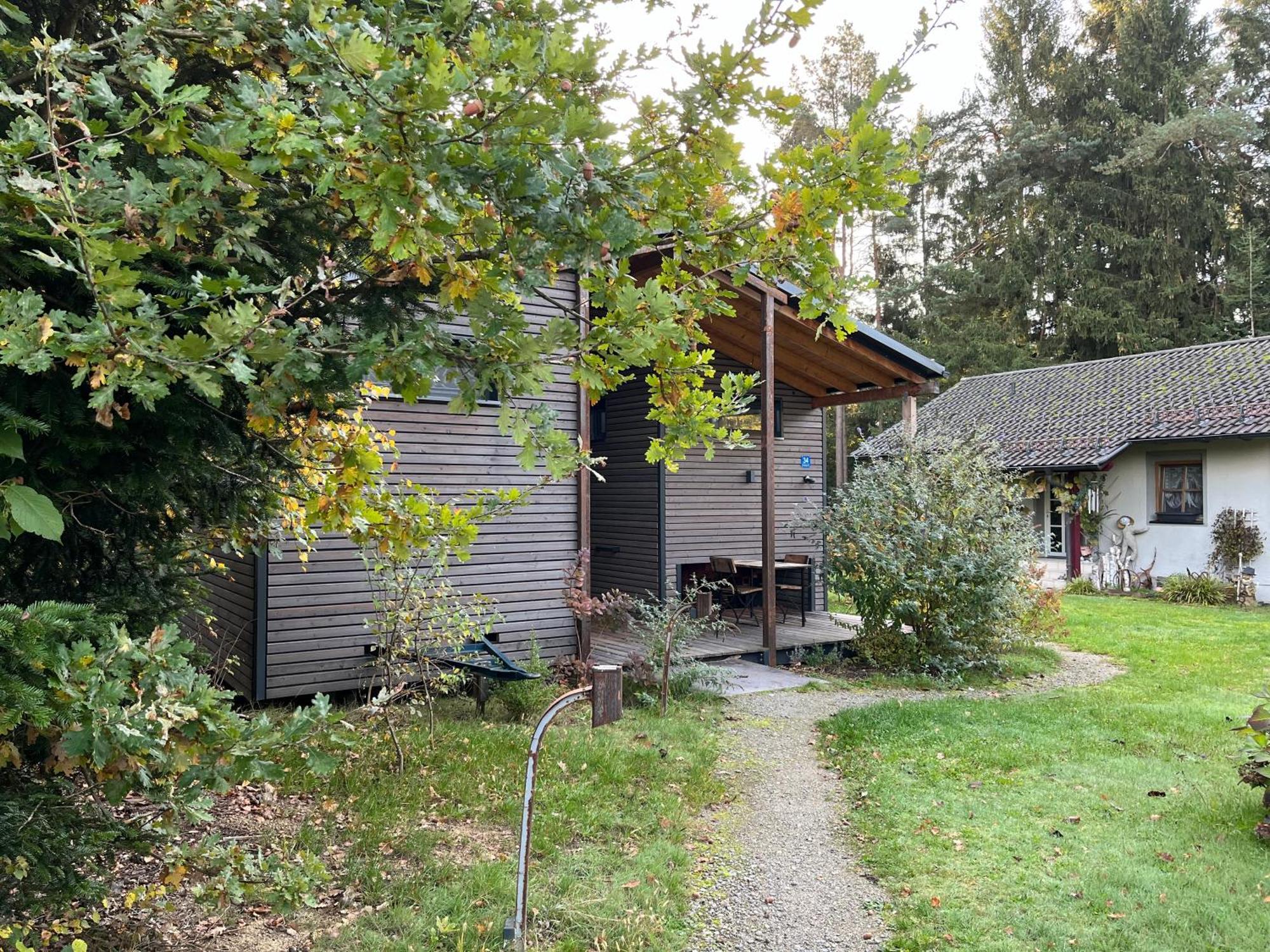 Modernes Tinyhouse Trailer Cabins Am Waldrand - Mit Seezugang Eging Esterno foto