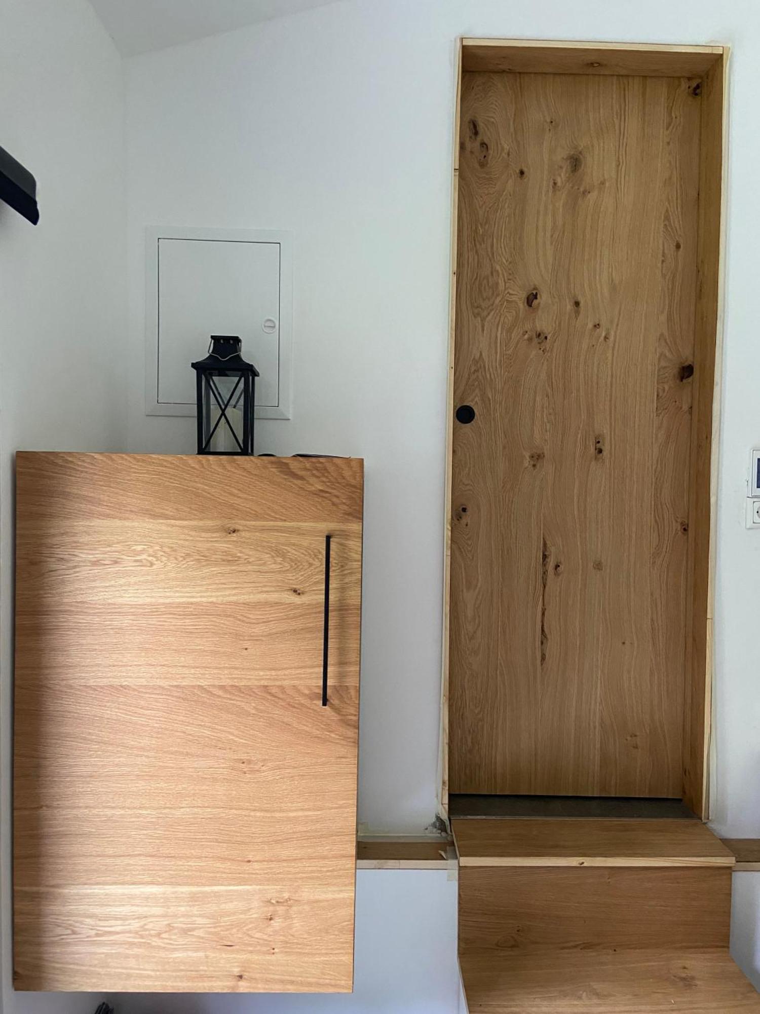 Modernes Tinyhouse Trailer Cabins Am Waldrand - Mit Seezugang Eging Esterno foto