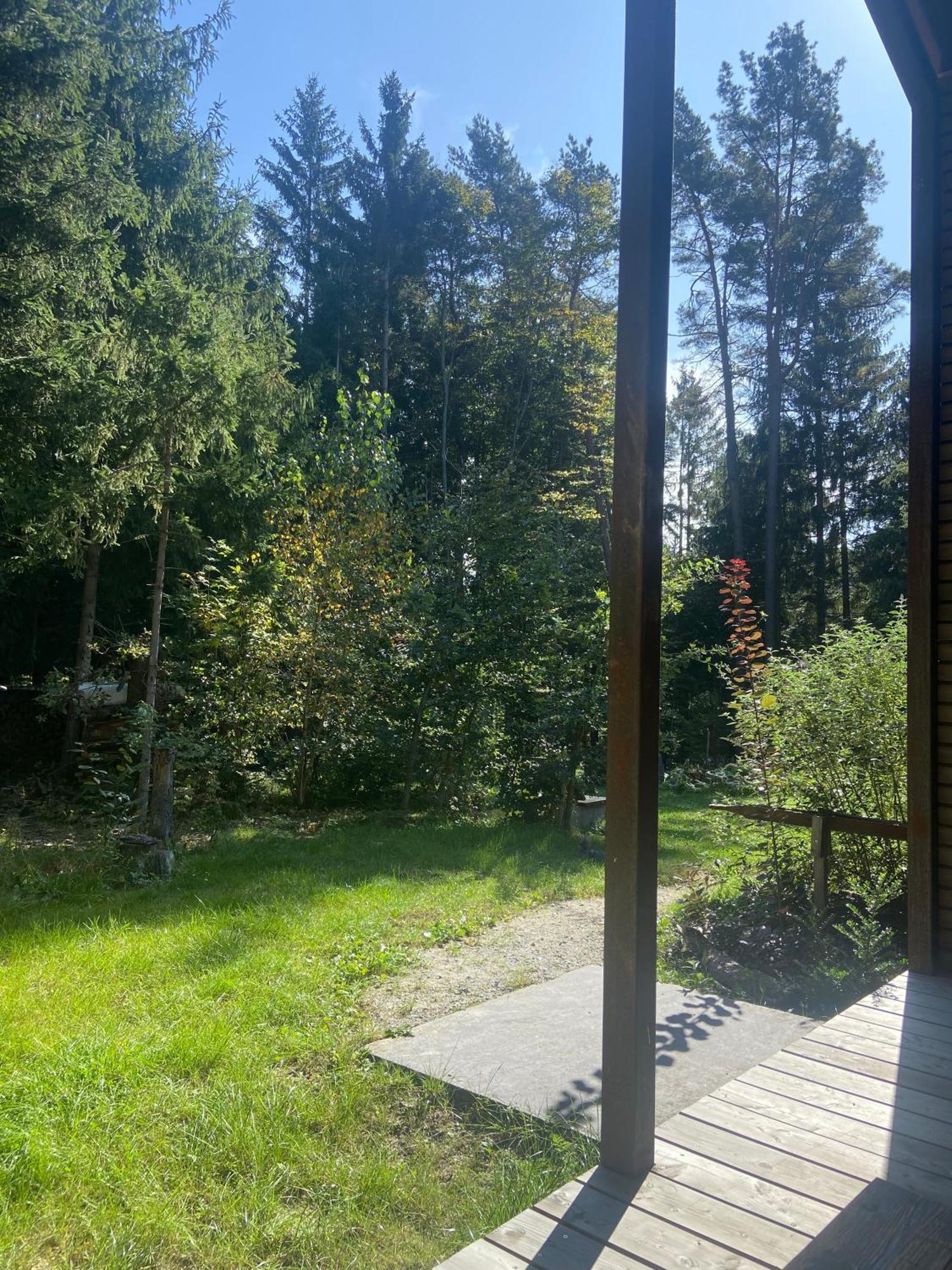 Modernes Tinyhouse Trailer Cabins Am Waldrand - Mit Seezugang Eging Esterno foto